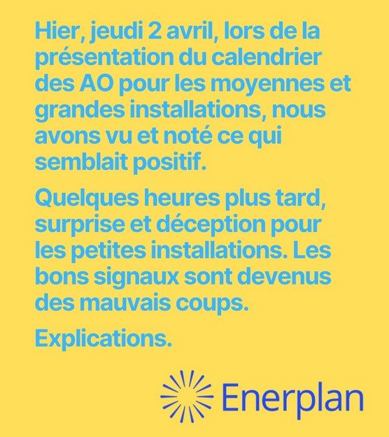 Indignation de la profession face au coup bas sans concertation de la réforme du S21 et de l’autoconsommation transmise en catimini par le gouvernement au CSE