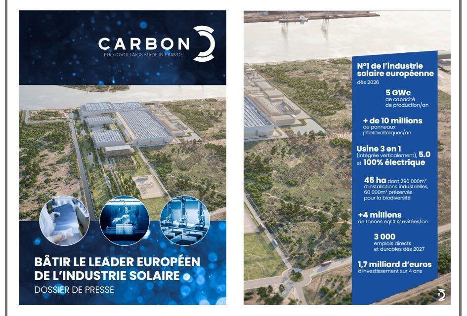 Carbon renonce à son projet de gigafactory