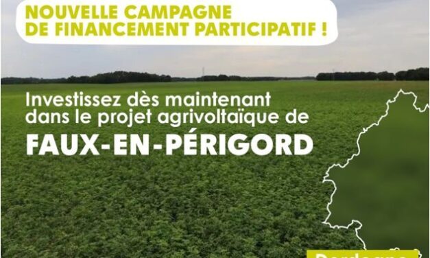 Akuo lance une campagne de financement participatif pour le projet agrivoltaïque de Faux‑en‑Périgord