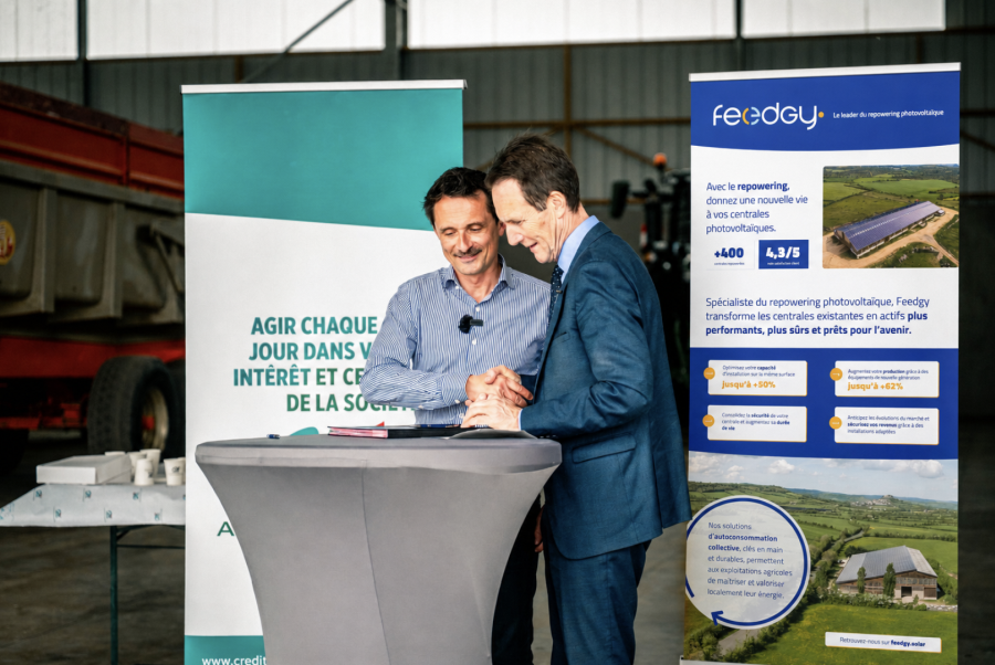 Le Crédit Agricole Alsace Vosges et Feedgy signent un partenariat pour moderniser les installations solaires agricoles