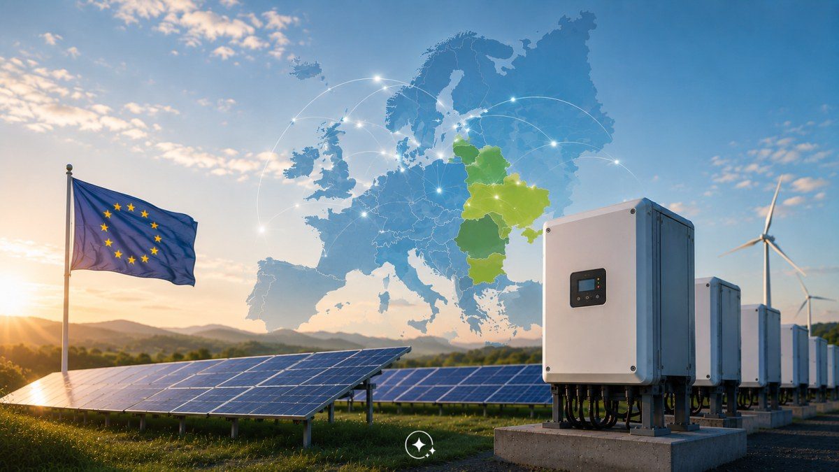 Production d'onduleurs solaires en Europe (ESMC)