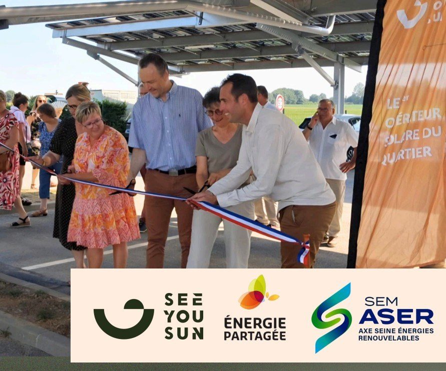 Ombrières photovoltaïques à Saint-Vigor-d'Ymonville