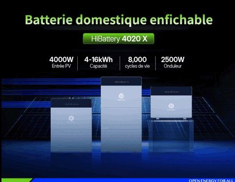Hoymiles lance la série de systèmes de stockage d&rsquo;énergie domestiques connectables HiBattery 4020
