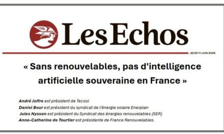 Souveraineté de la France en matière d&rsquo;IA : la filière renouvelable interpelle le gouvernement