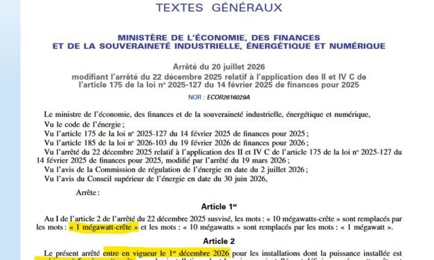 Prix négatifs : le seuil d’arrêt de production divisé par dix et ramené à 1 MW