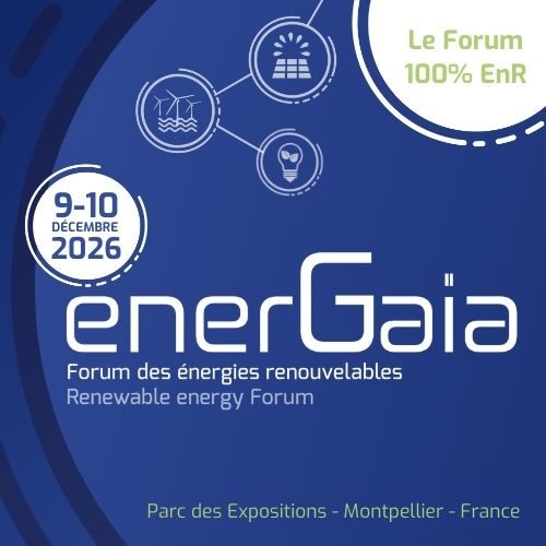 20e Forum EnerGaïa, les 9 et 10 décembre 2026 au parc des expositions de Montpellier