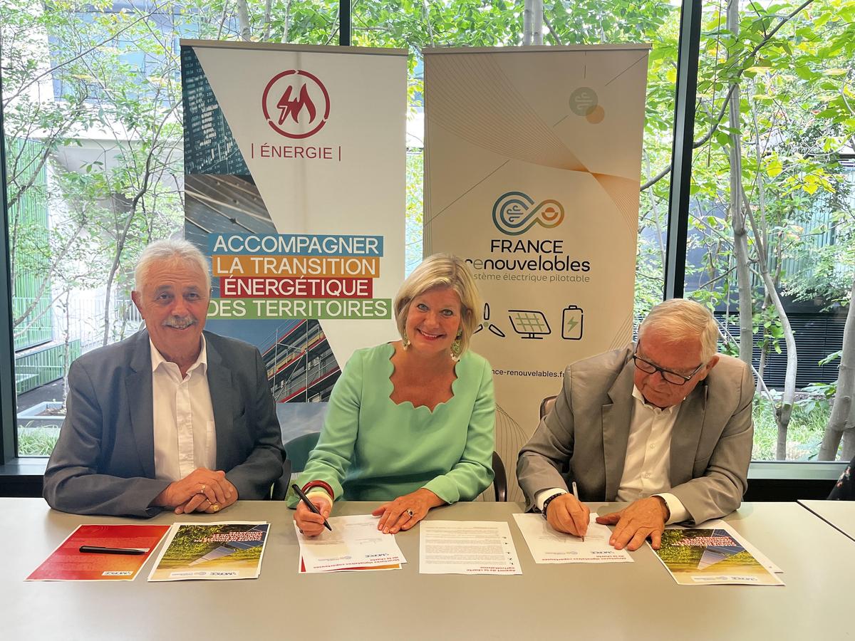 Signature de la charte nationale agrivoltaïsme entre Amorce et France renouvelables