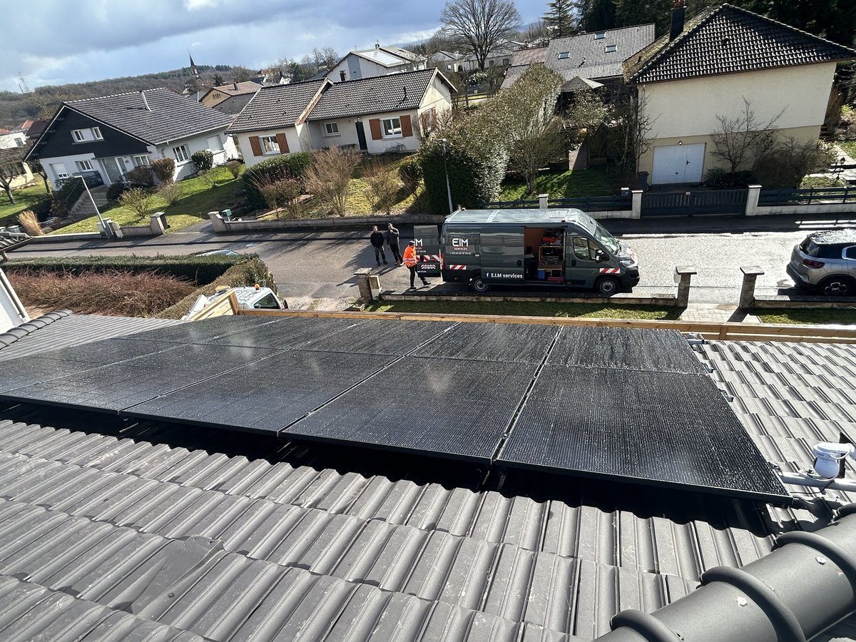 Installation de solarothermie Dualsun MAX sur une maison à Chavelot, dans les Vosges