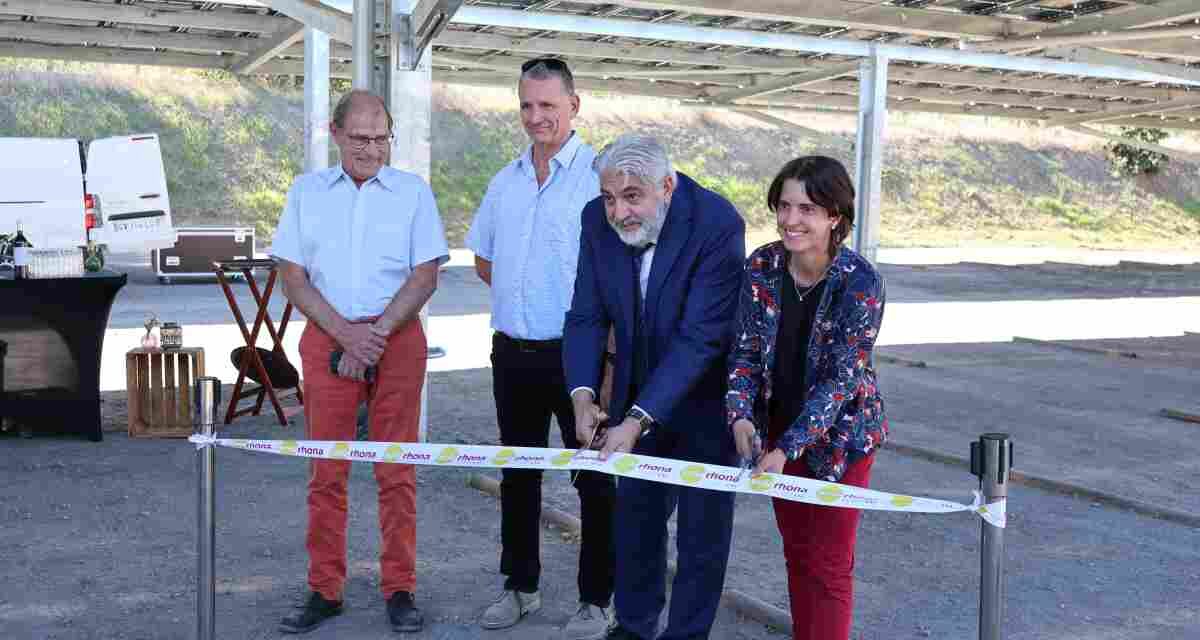 Solarhona inaugure des ombrières photovoltaïques de 376 kWc à Meyreuil