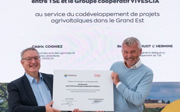 Vivescia et TSE s&rsquo;associent pour développer l&rsquo;agrivoltaïsme dans le Grand Est