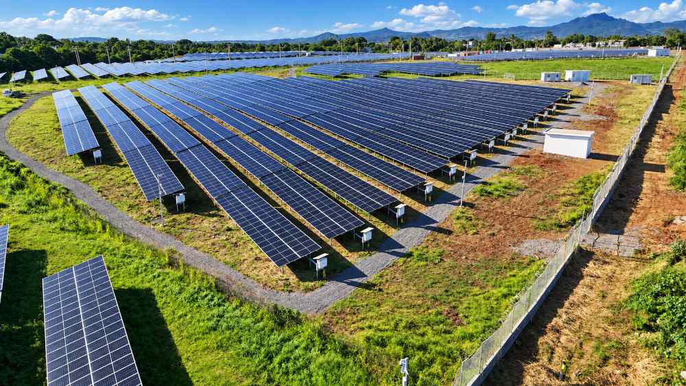 Centrale solaire au sol à Maurice, réalisée par GreenYellow pour Innodis
